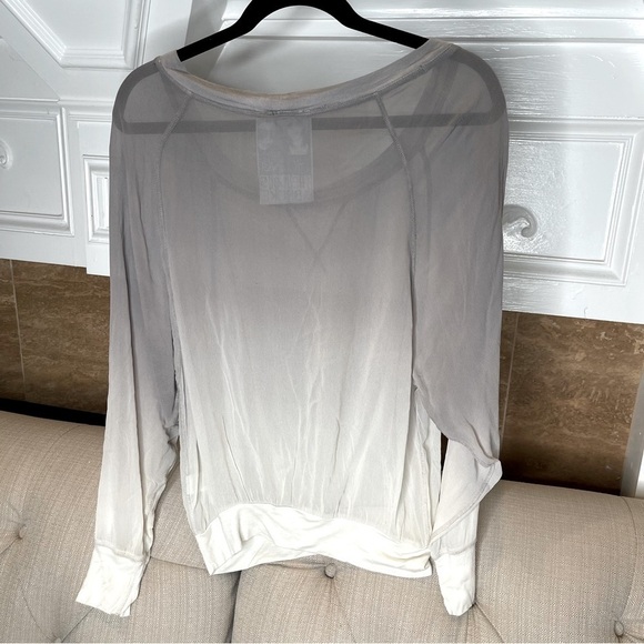 Be: Young Fabulous & Broke Jasmin Dip Dyed Ombre Dolman Sleeve/Batwing Top sz XS - Picture 2 of 9